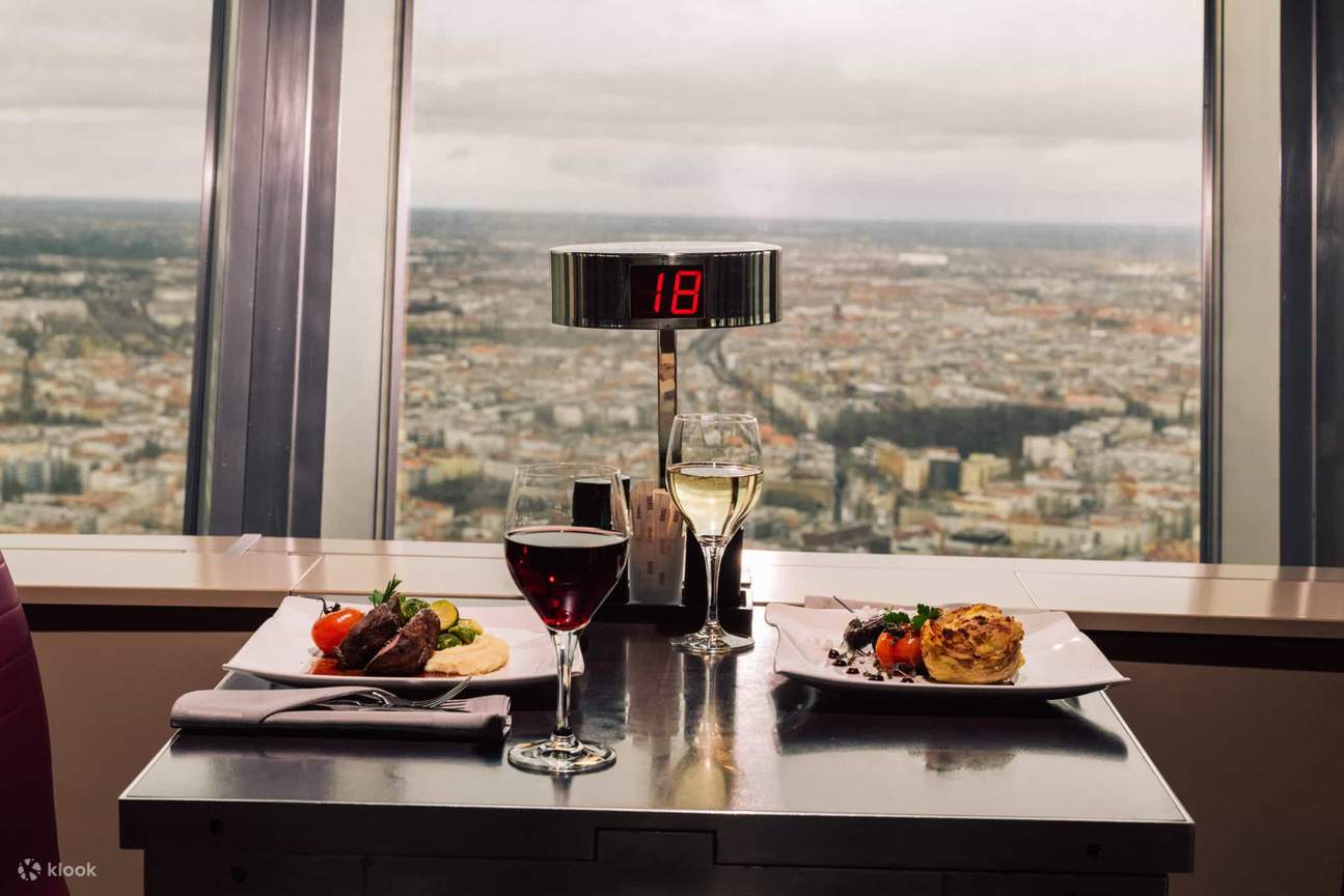 Berlin TV Tower Fast View Ticket With 3 Course Meal Klook