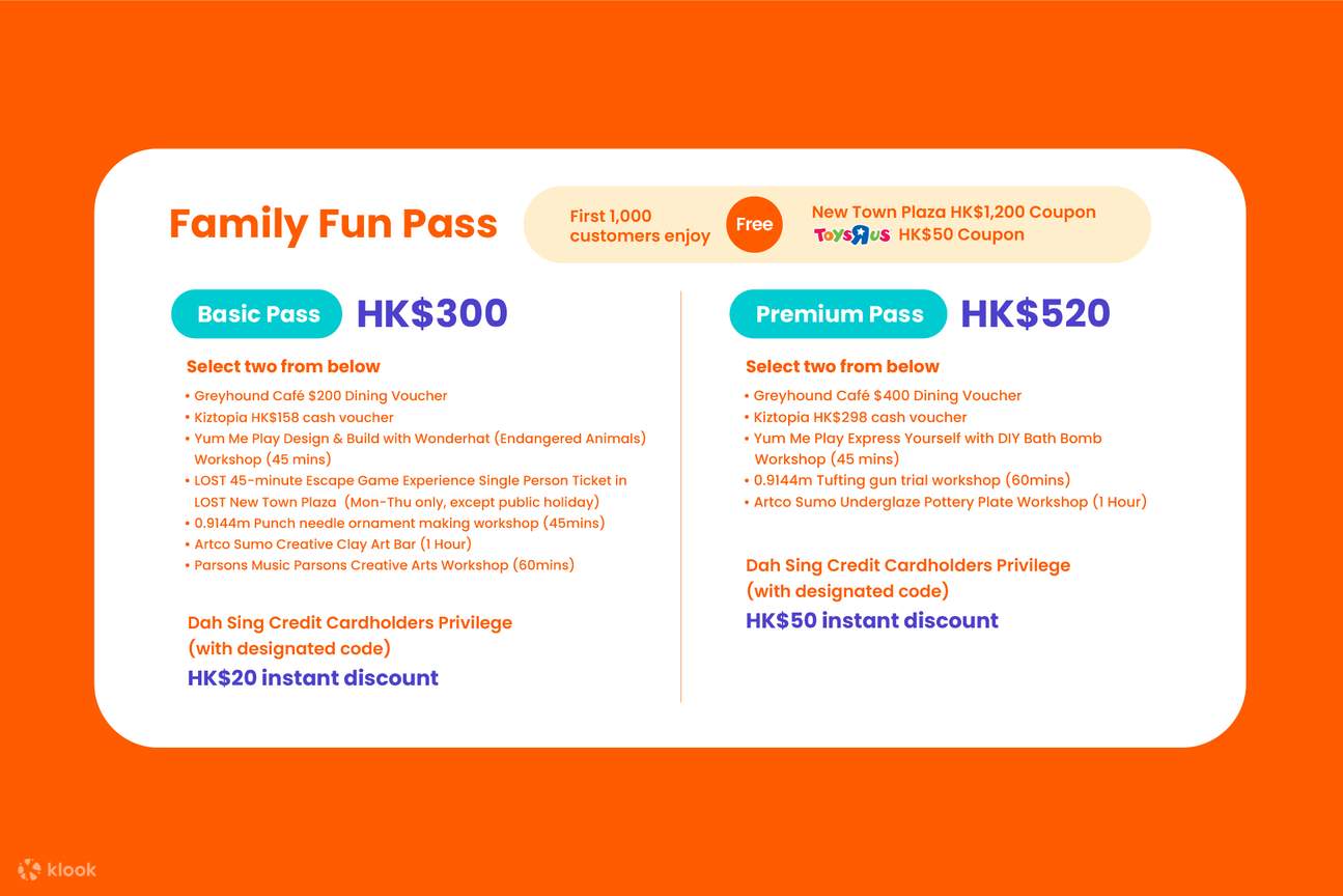 Exclusive offer for Klook members: New Town Plaza - Family ...
