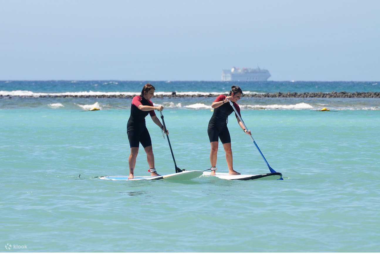 2Hours Beginners Stand Up Paddle Course in Fuerteventura Klook Hong Kong