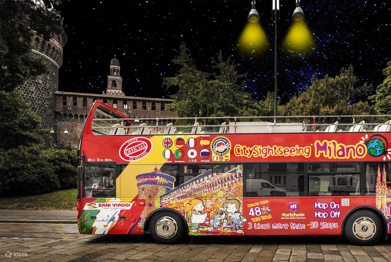 บัตรโดยสารรถบัส Hop-on, Hop-off ชมเมืองมิลาน
