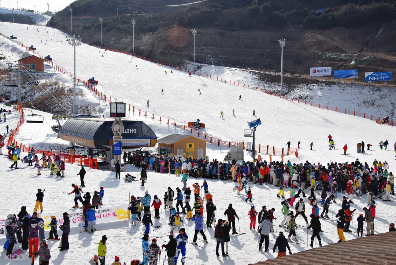 韓國釜山周邊伊甸園山谷滑雪度假村