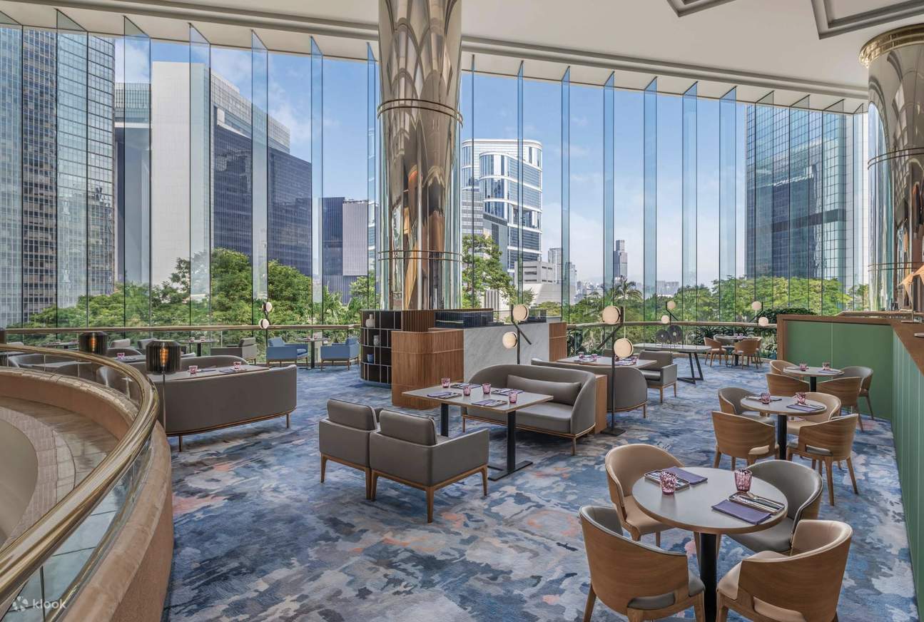 香港JW萬豪酒店｜The Lounge｜下午茶｜自助晚餐