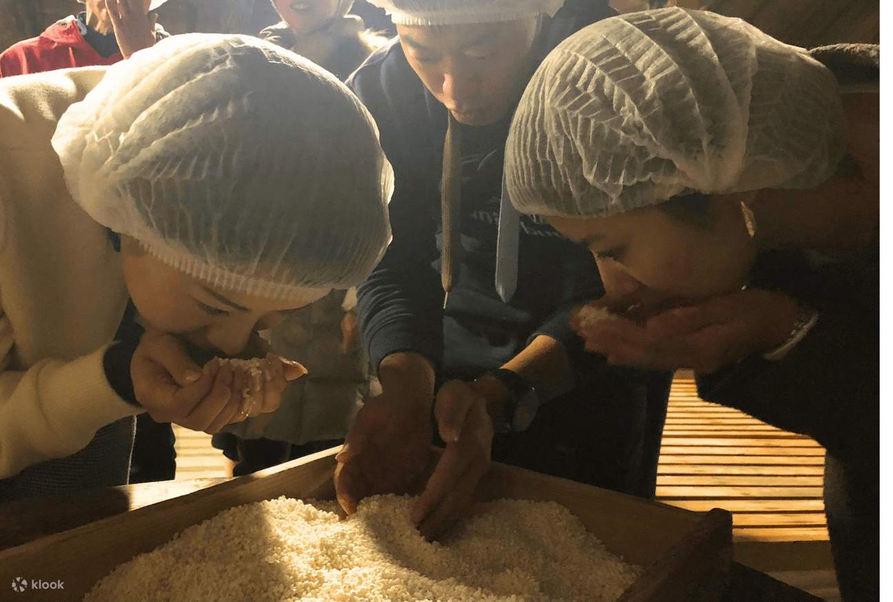 Rice used for sake brewing