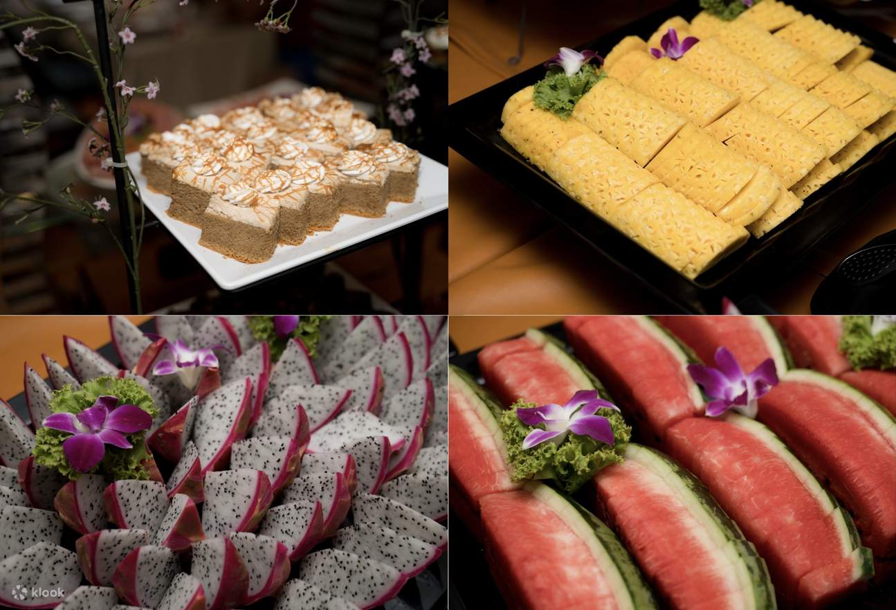 món tráng miệng và trái cây