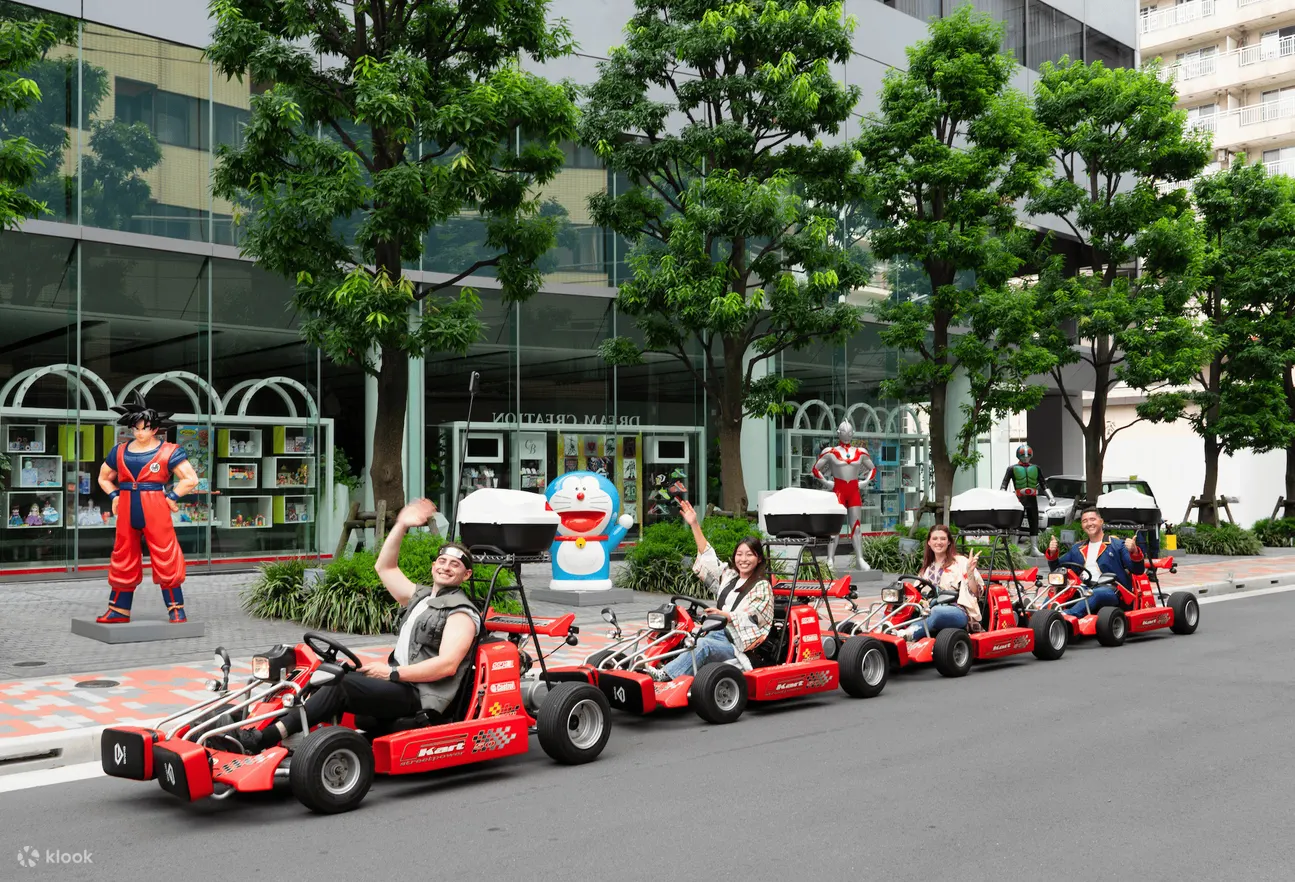 Take a ride throughout Tokyo in safe and reliable go-karts