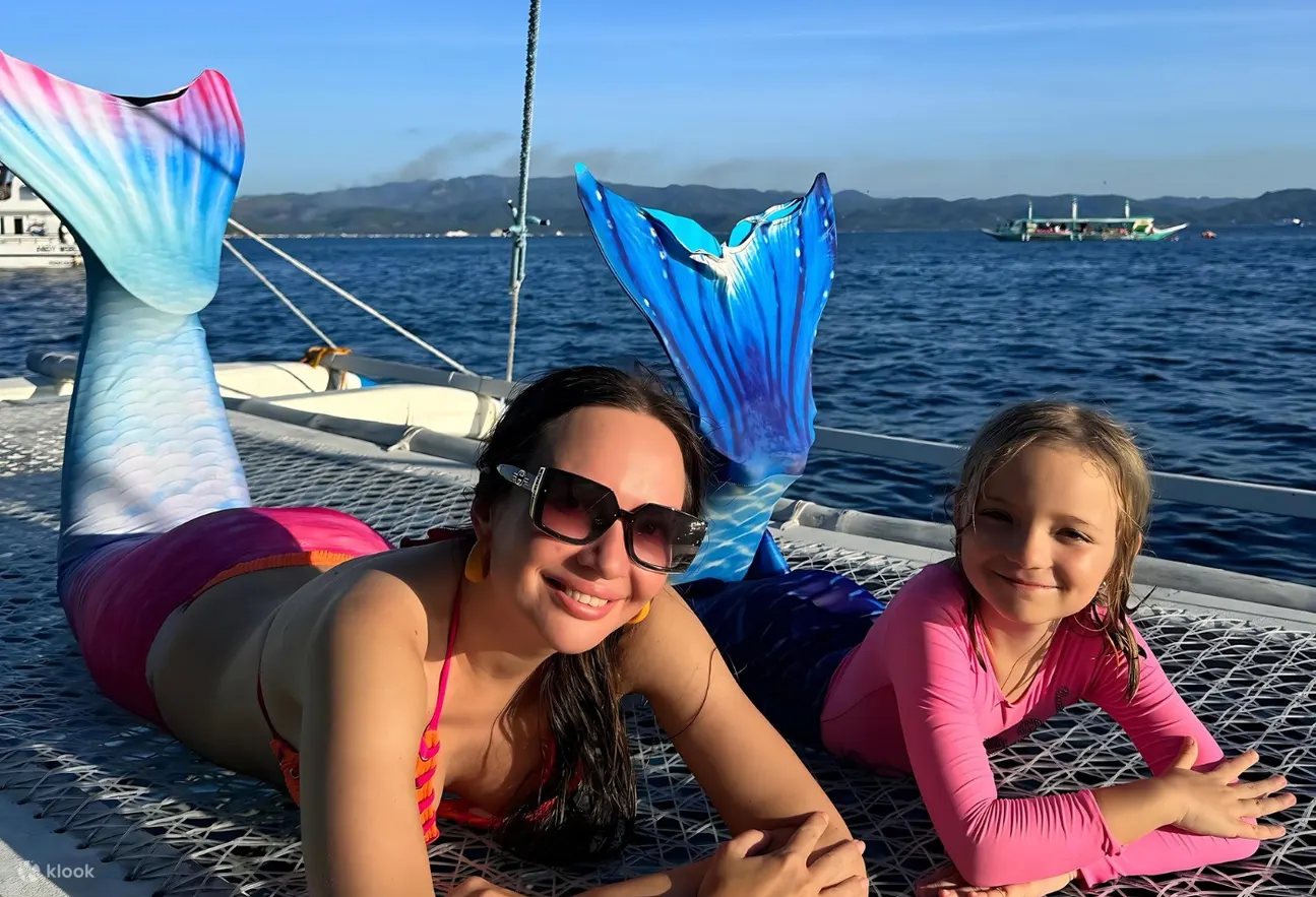 Boracay Sunset Cruise with Kayak, Paddle Board, and Mermaid Tail 