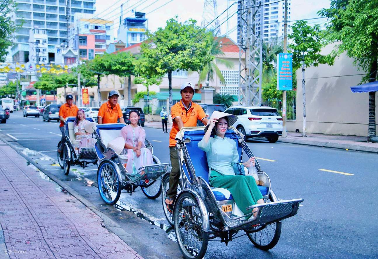 芽庄人力车与奥黛Instagram体验