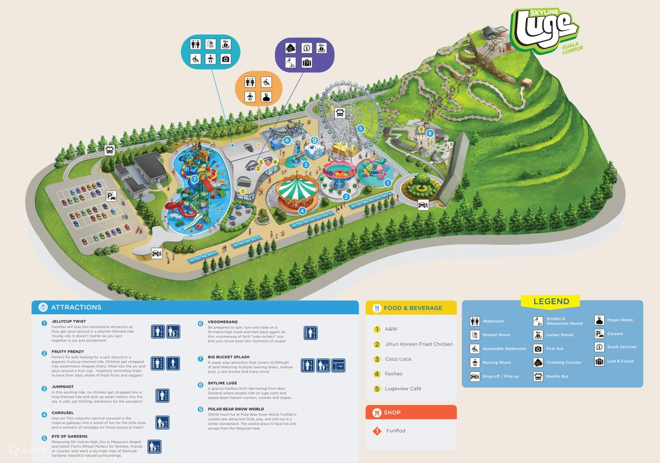 Билет в FunPark Gamuda Luge Gardens