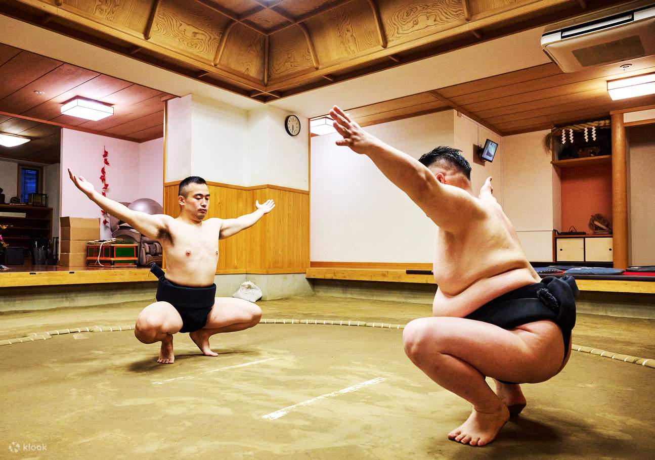 Tokyo: Esperienza di Sumo con Spettacolo dal Vivo e Sfida per il Pubblico