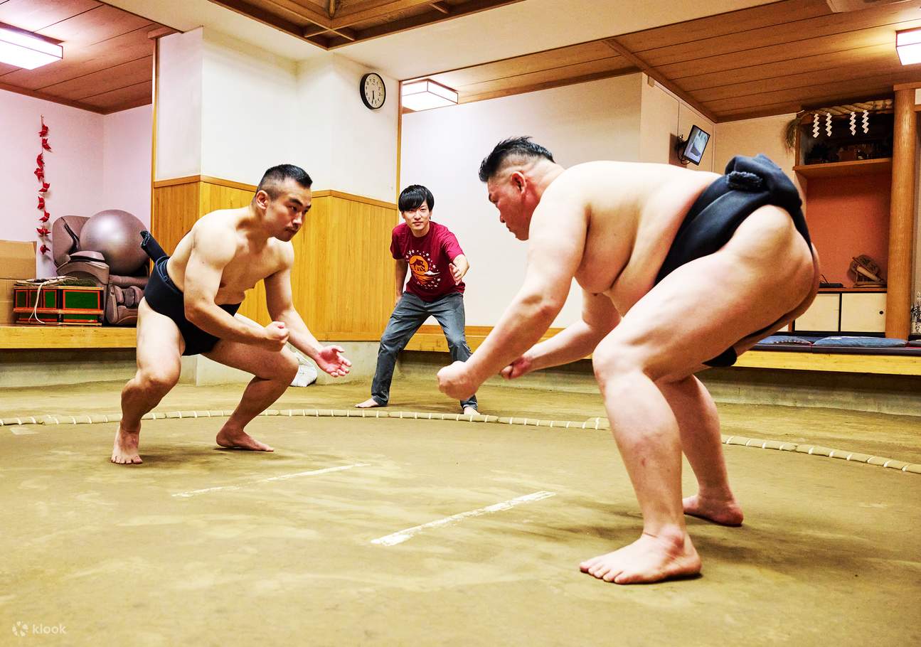 Tokyo: Esperienza di Sumo con Spettacolo dal Vivo e Sfida al Pubblico