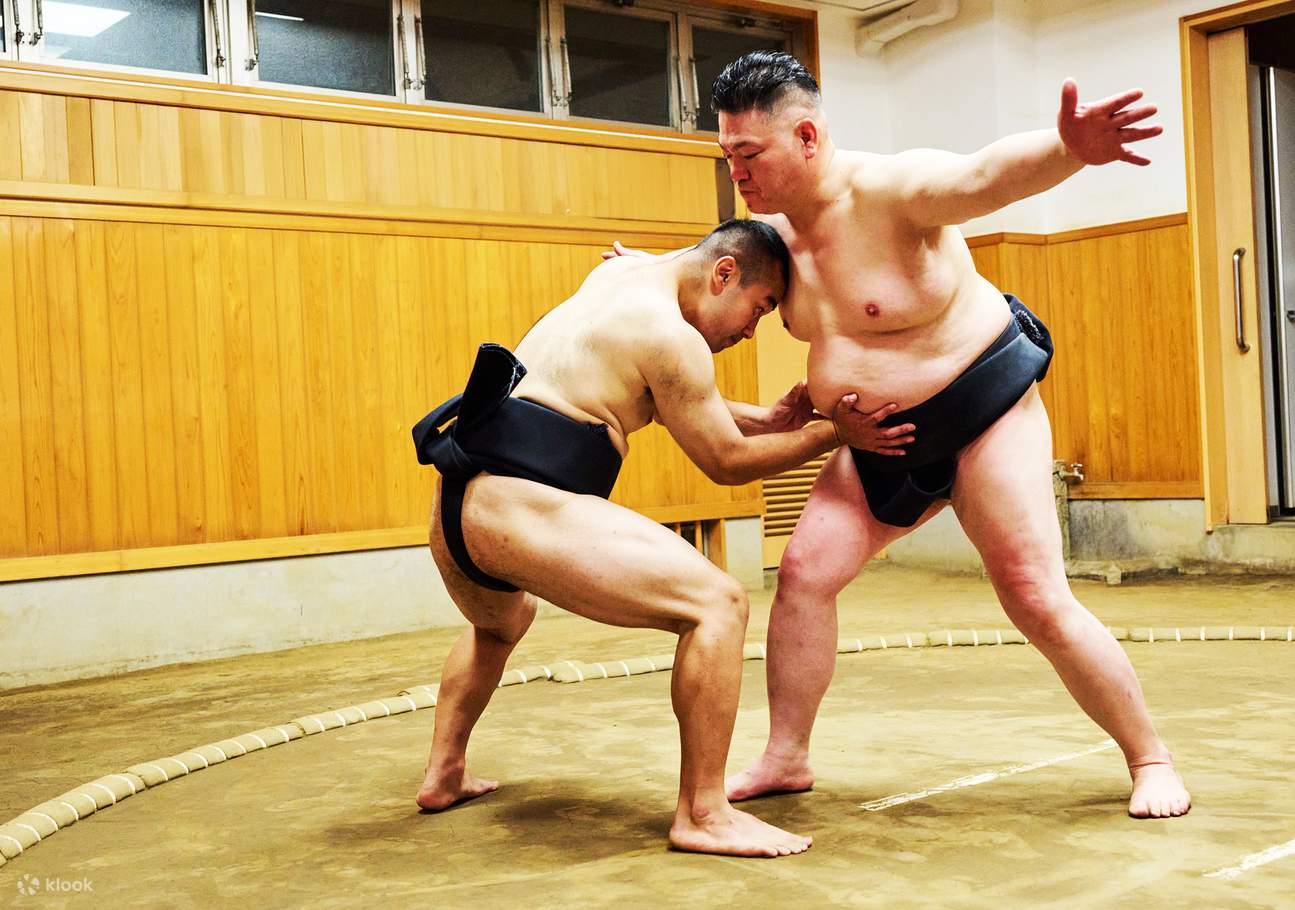 Tokyo: Esperienza di Sumo con Spettacolo dal Vivo e Sfida per il Pubblico