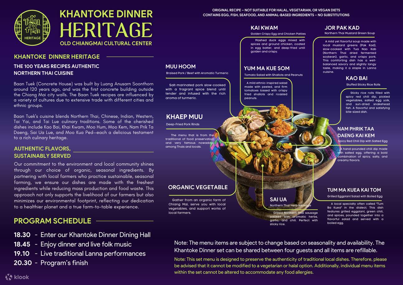 Dîner Khantoke et spectacle culturel