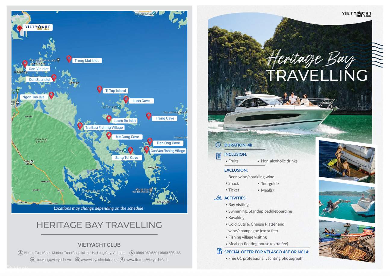 하롱베이 럭셔리 프라이빗 요트 다이닝 