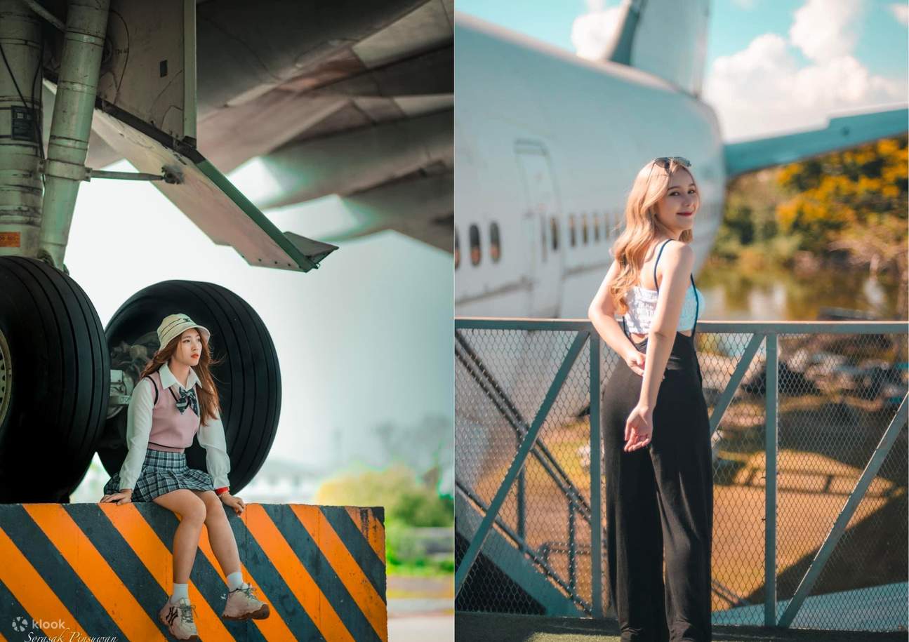 Kostenlose eSIM Bangsaen im versteckten japanischen Stil (Flugzeug-Café, Fischmarkt)