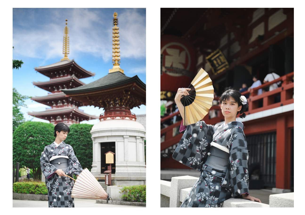 Penyewaan Kimono & Fotografi Asakusa (Tokyo/Disediakan oleh Kimonoya Mitsuki)
