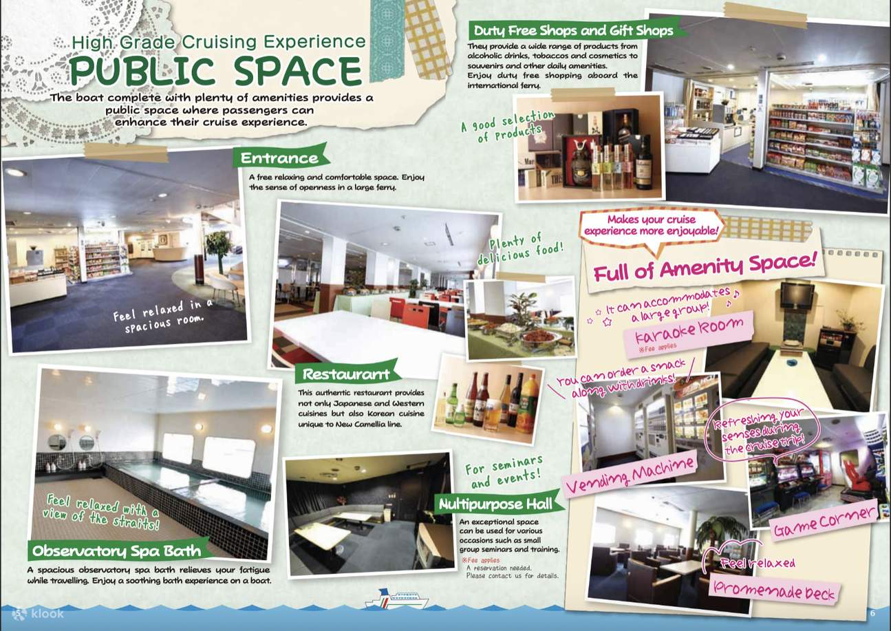 Ferry between Fukuoka and Busan by New Camellia Line Klook