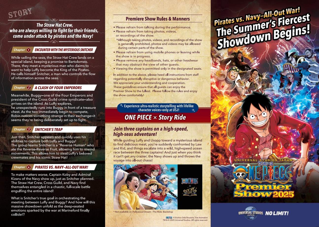 ONE PIECE PREMIER SUMMER 2025 - Universal Studios Japan - Klook