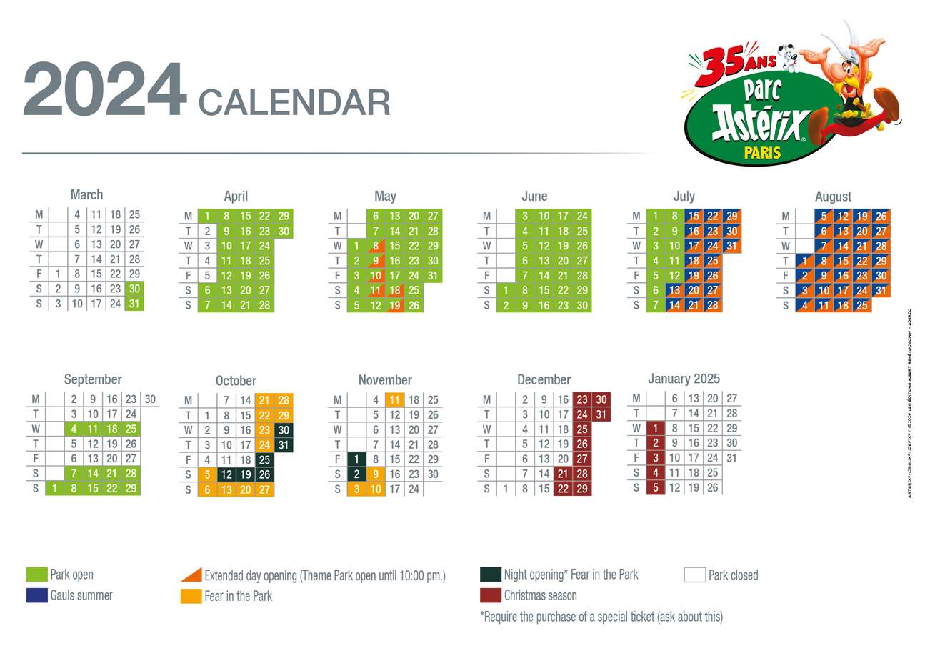 ปฏิทินปี 2024