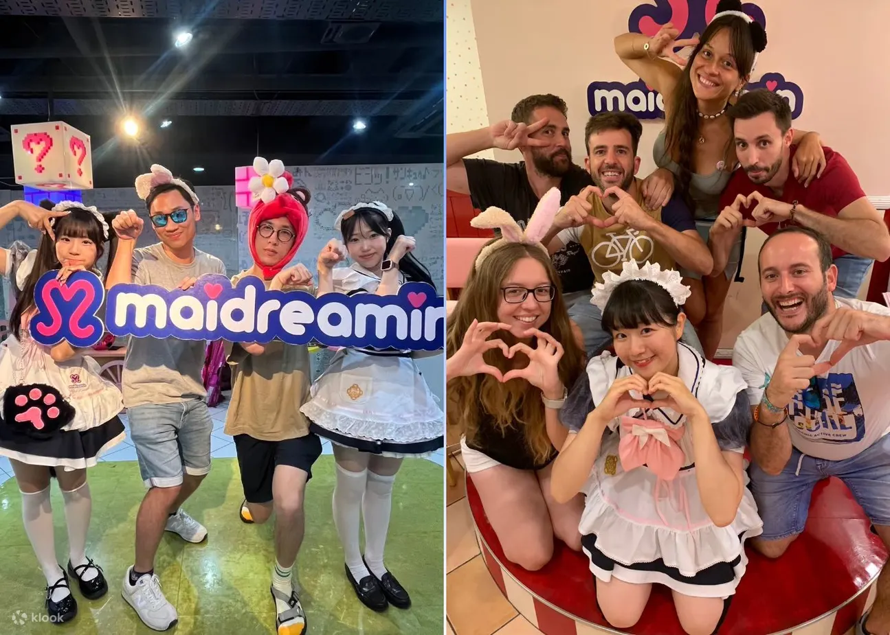 无论你来自哪个国家，无论你是什么年龄，你都可以在Maidreamin，梦想之地交到朋友🎵