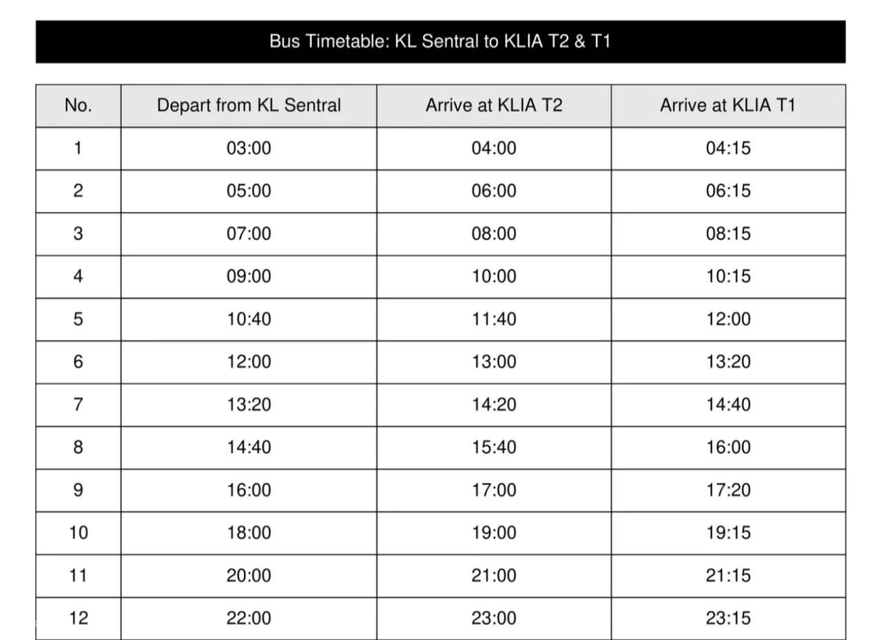ตารางเวลา