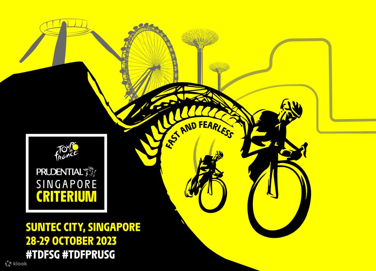 Tour De France Prudential Singapore Criterium 2023 in Suntec City