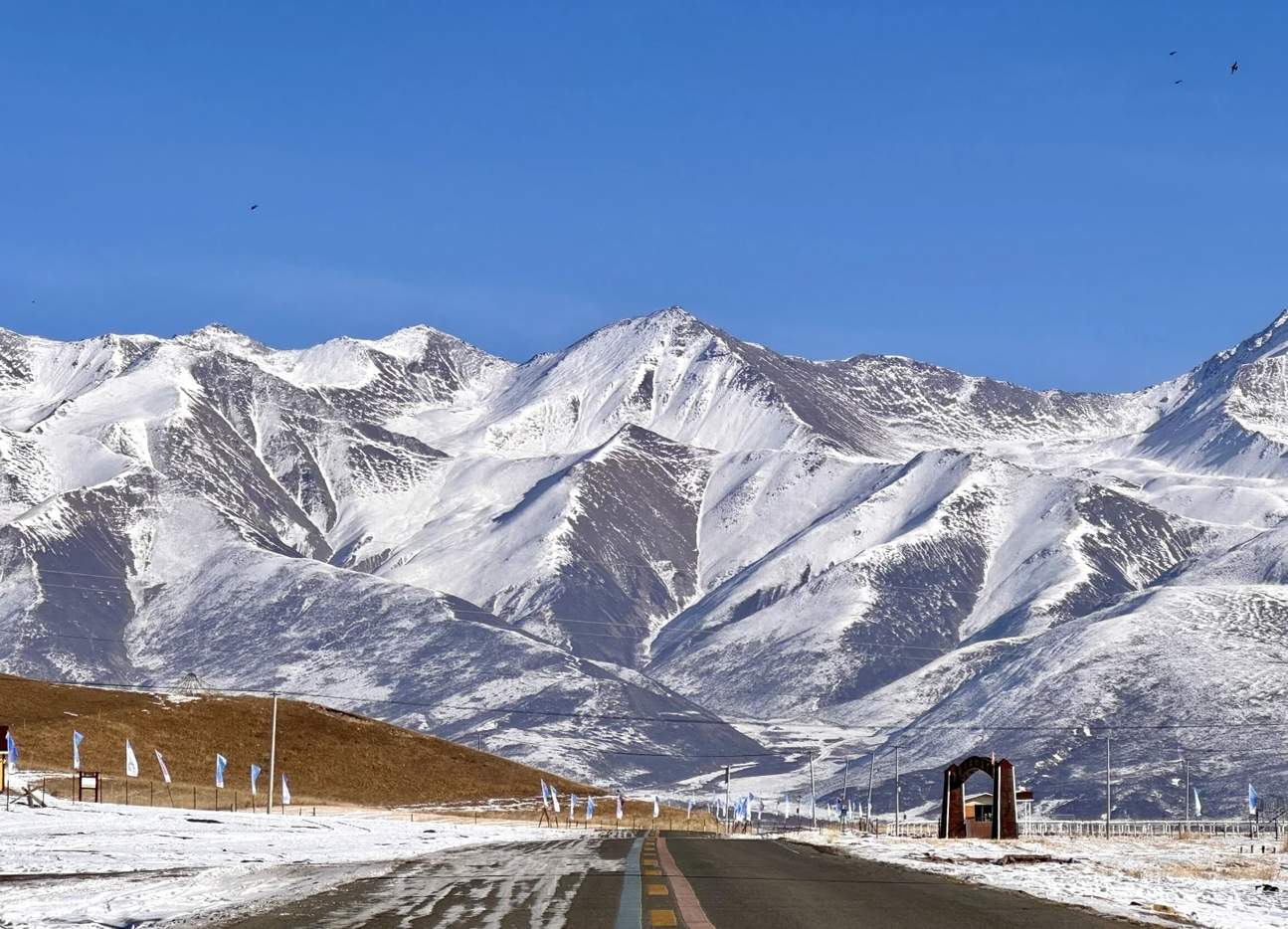 ing mountains 雪山 Xining Shika Snow Mountain + Zhuoer Mountain Qilian Grassland One