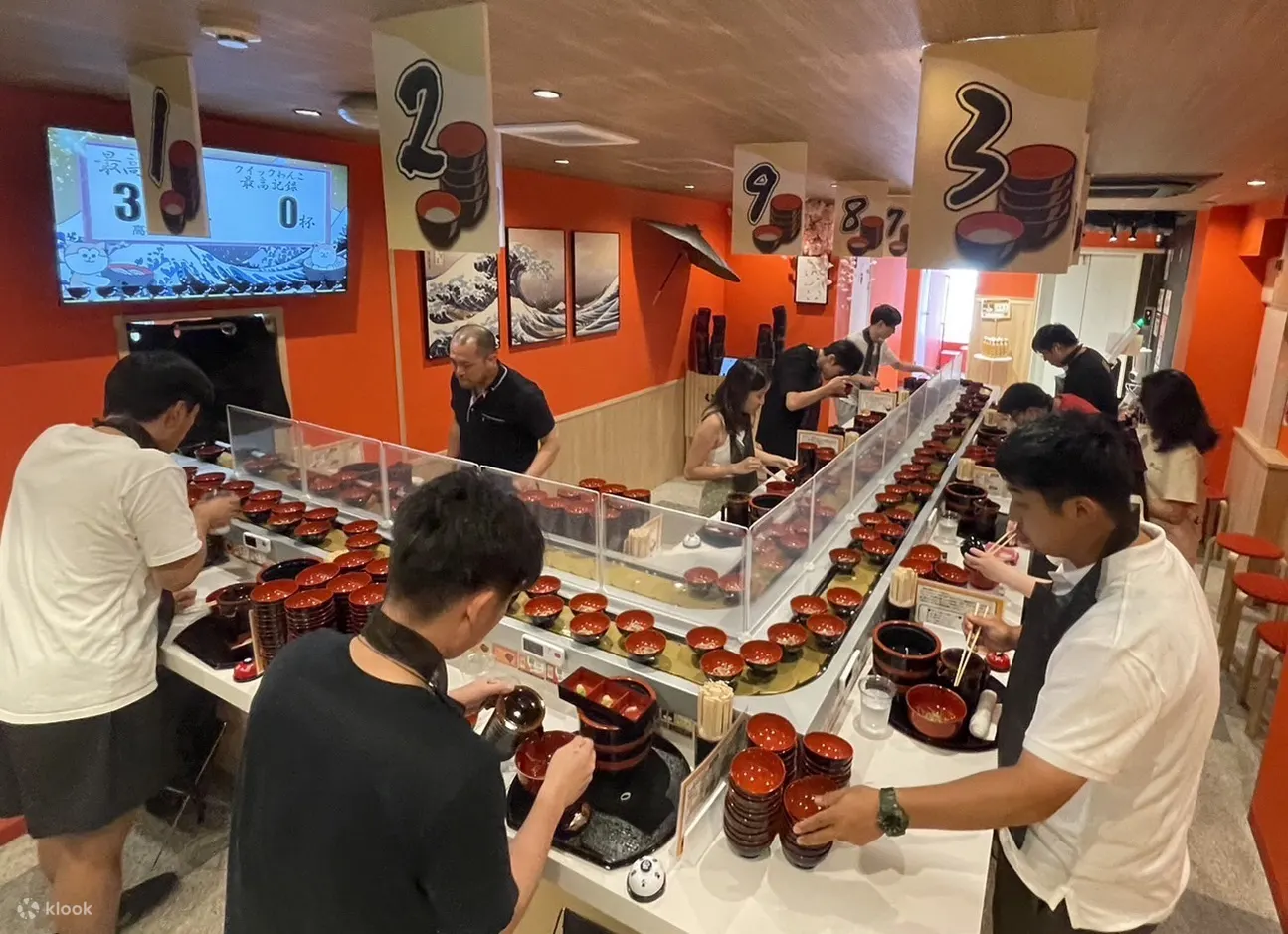 新宿 日式荞麦面 回転わんこそばくるくるわんこ 东京新宿