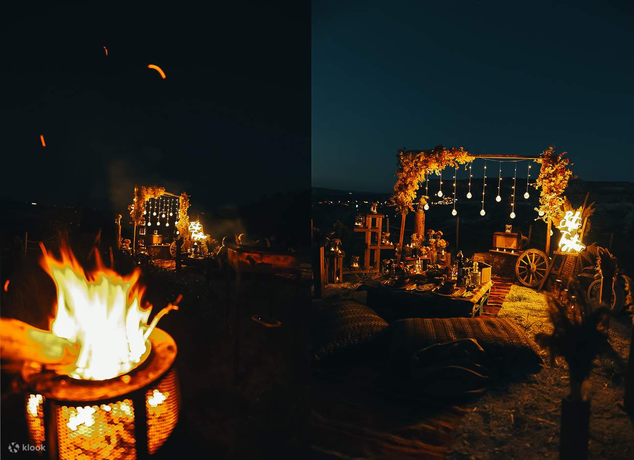 Cena Romantica a Tema in Valle