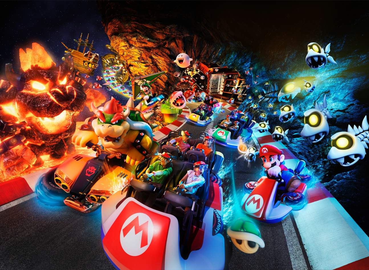 Universal studios japan Mario Kart: Koopa's Challenge