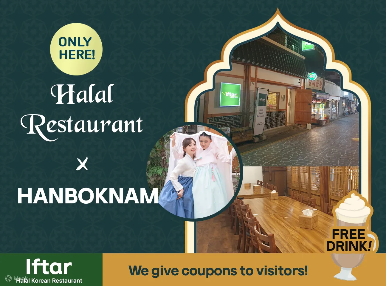 在 Hanboknam 景福宫店租借韩服并体验韩式发型设计