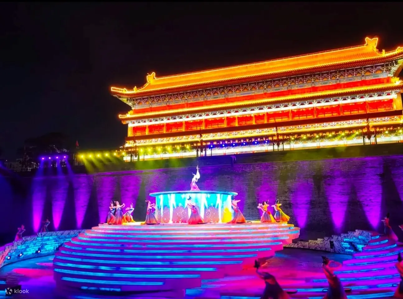 西安《梦长安》演出票+城墙票