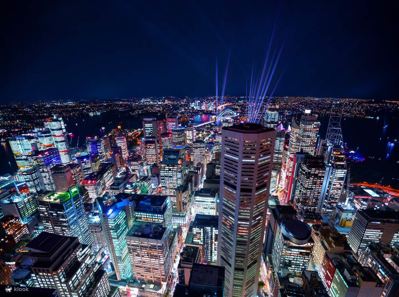 Vivid Skywalk And Silent Disco At Sydney Tower Eye Klook