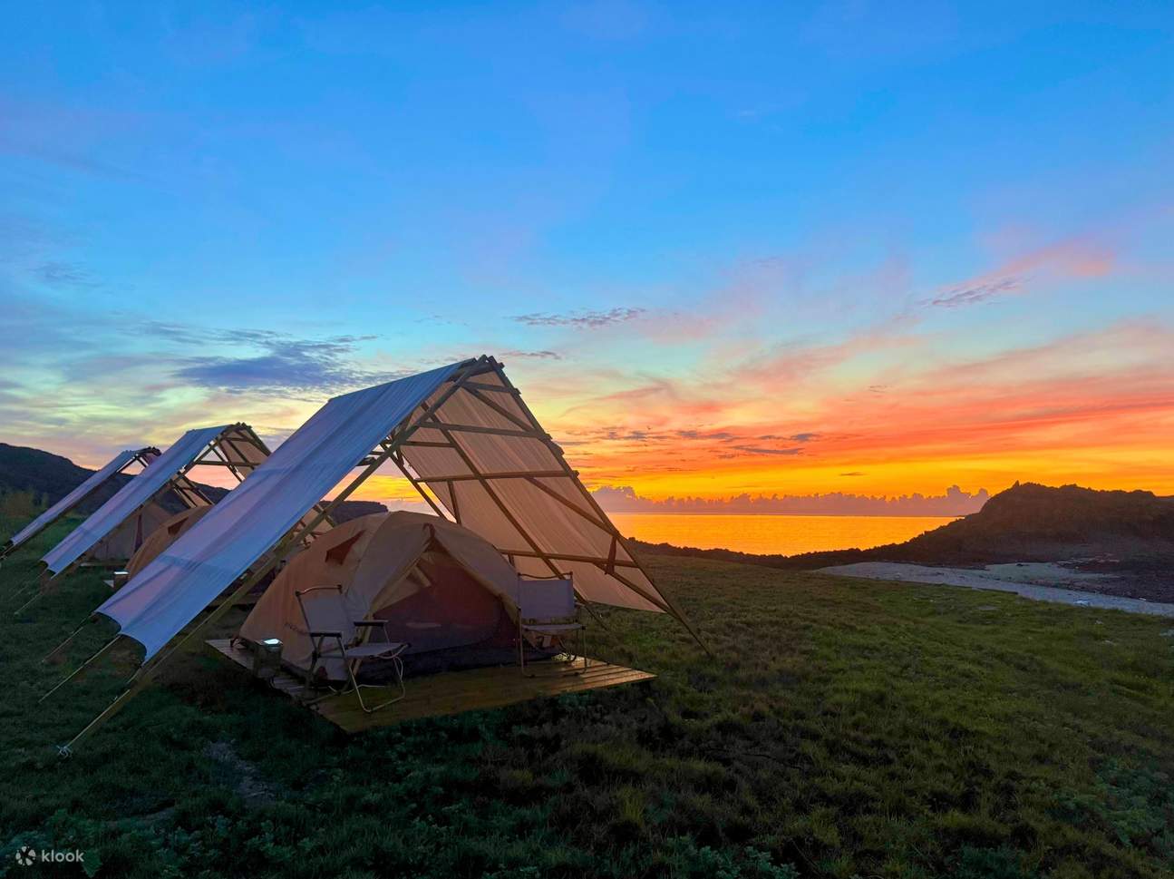 澎湖 忘憂島ナイトステイ：無人島1泊2食＆昼夜シュノーケリング＆神秘的な夜光砂とサンゴ礁生態＆テント不要の島嶼キャンプ＆砂浜の篝火星空ナイト