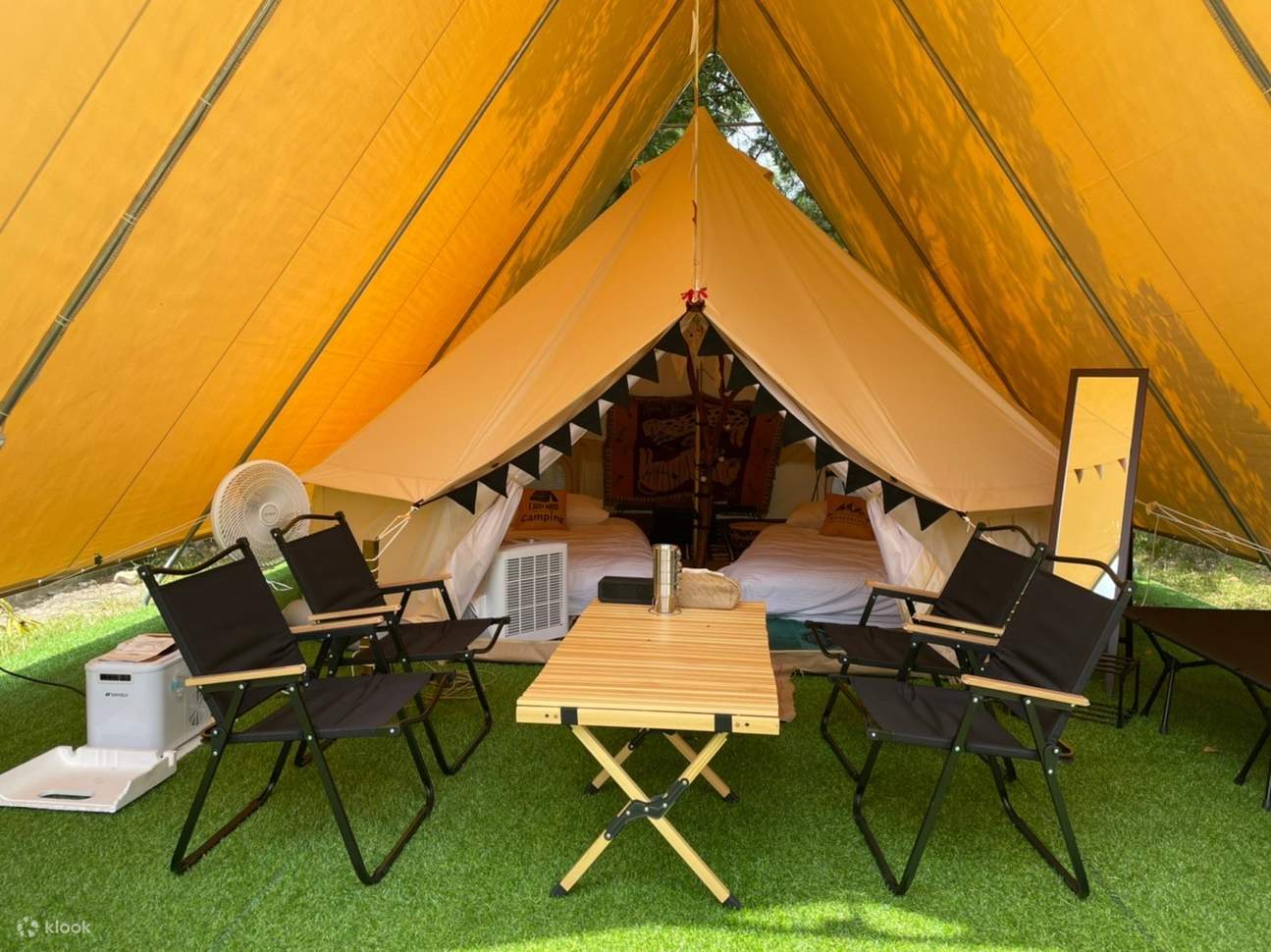 Camping à Taichung｜ㄡ熊熊露營園地 (Yu Hsiung Hsiung Camping Park)｜Camping de luxe tout équipé	