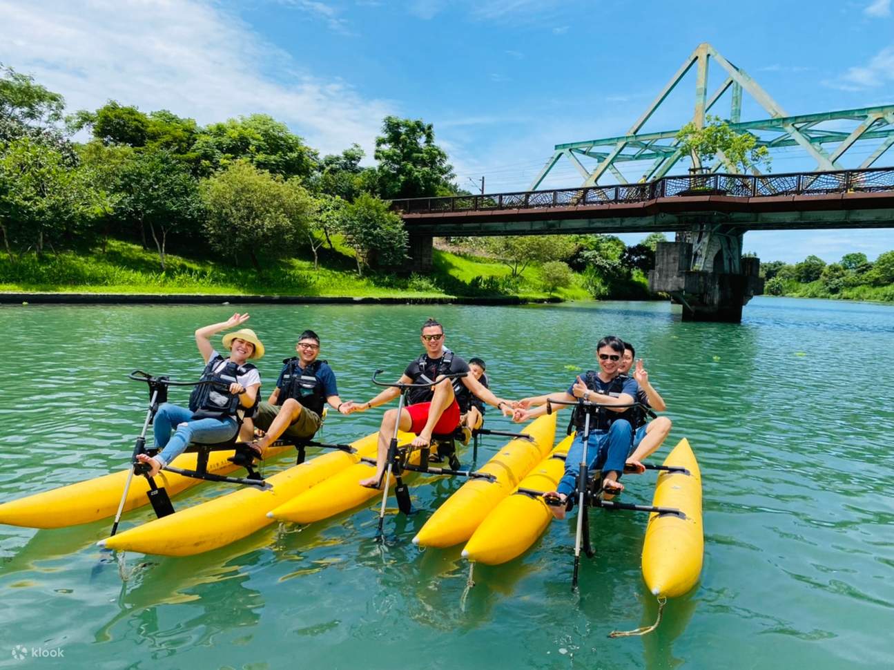 Yilan｜Dongshan River Water Bike Experience Klook Singapore