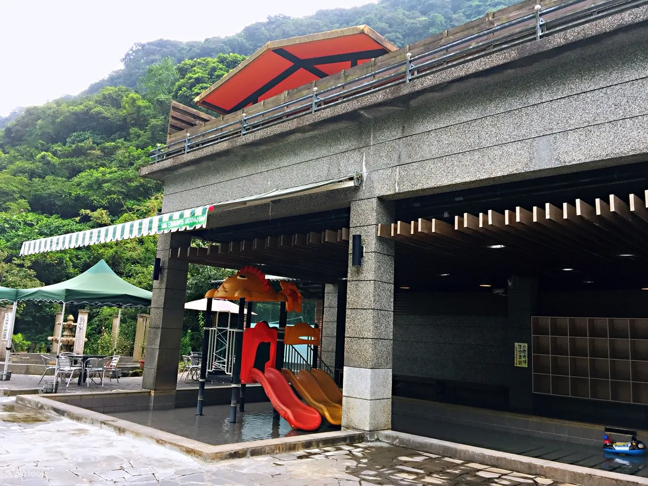 明山 八烟温泉 露天风吕