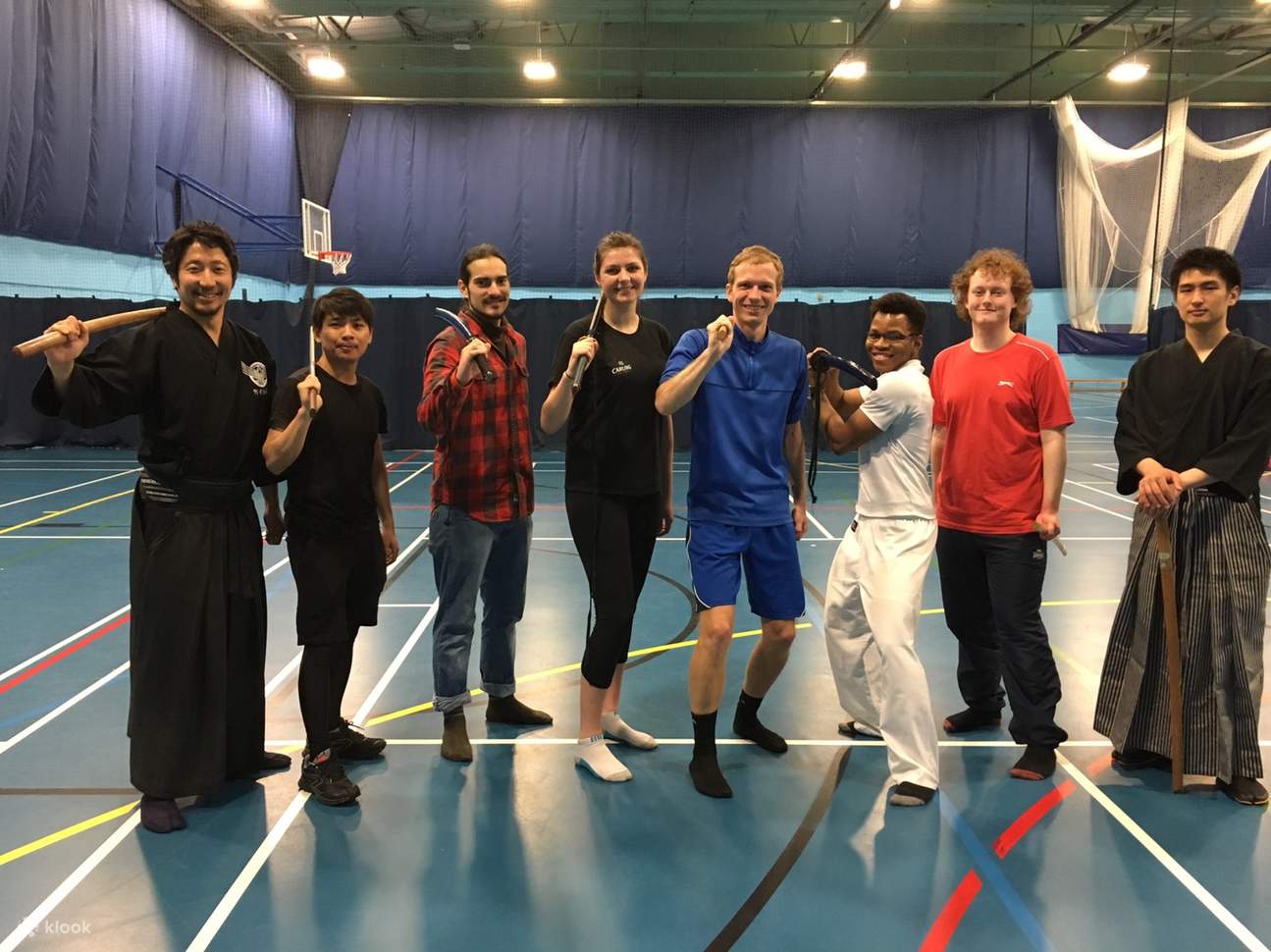 Martial arts experience held at Abe Dojo, online reservation for sword