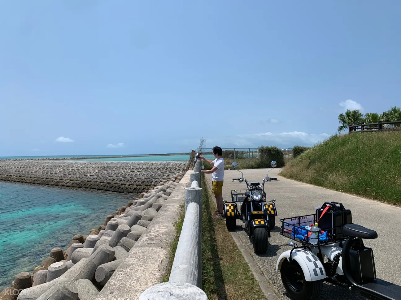 石垣島 Evトライクツアー 川平湾でグラスボートセットcプラン 無料ブルーシールアイス付き Klook クルック
