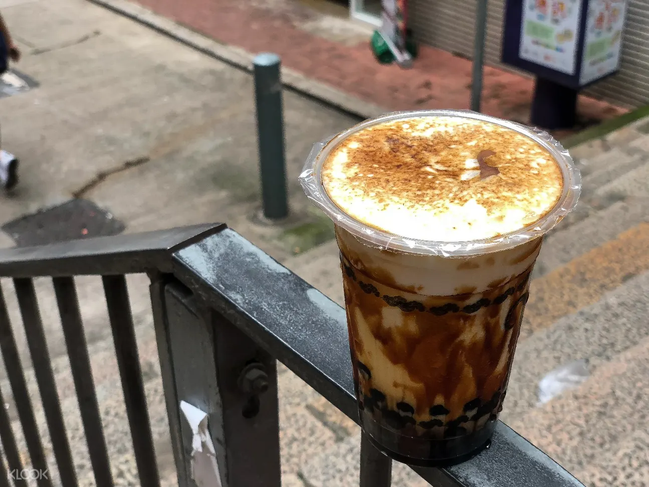 上環品茶六境黑糖珍珠奶茶