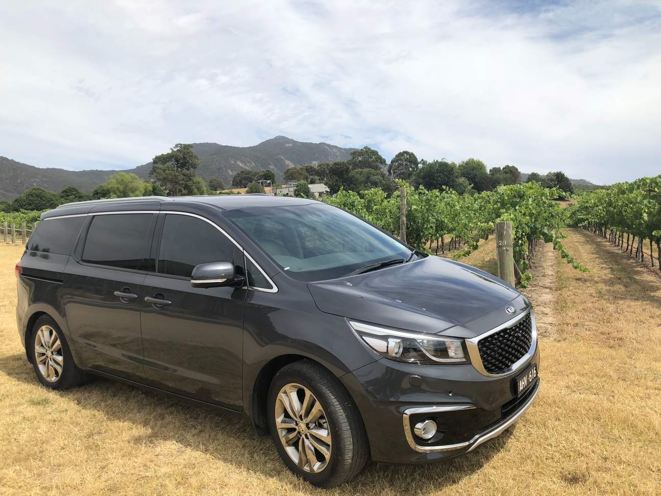 private wine tour and luxury vehicle