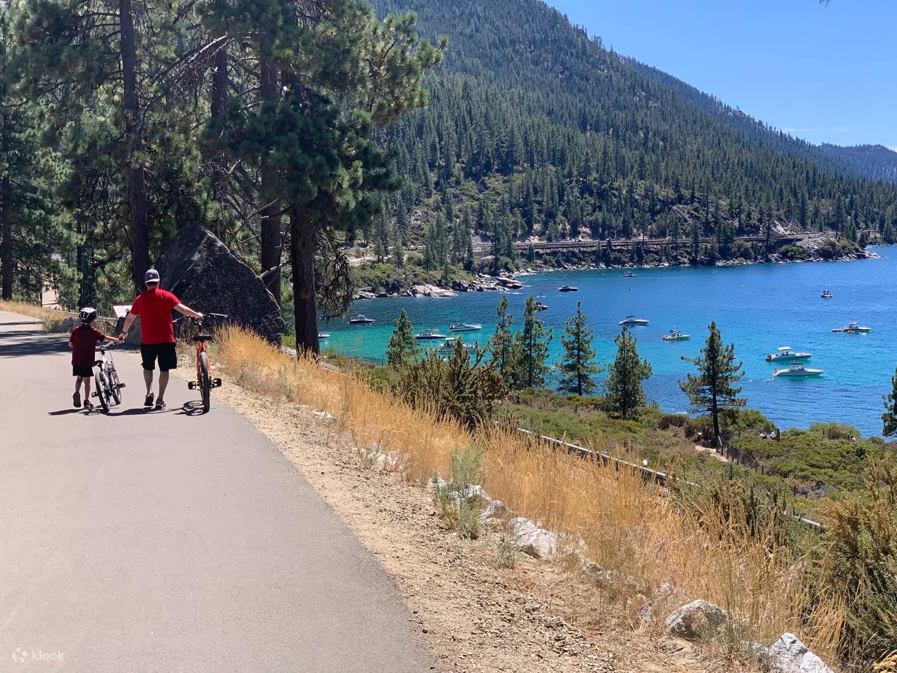 Hybrid Bike Rental and Self Guided Bike Trip in Lake Tahoe Klook