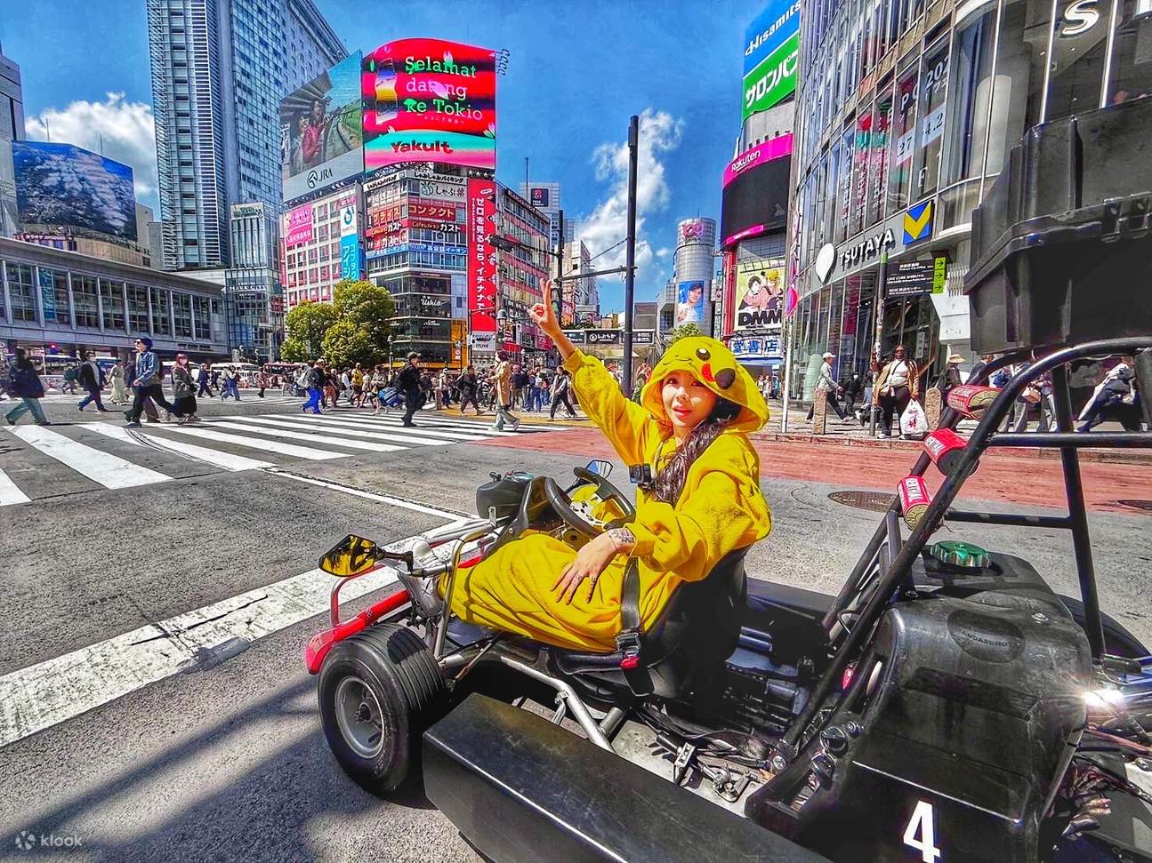 ALOHA GO-KARTで巡る渋谷スクランブル交差点ゴーカートツアー（東京）