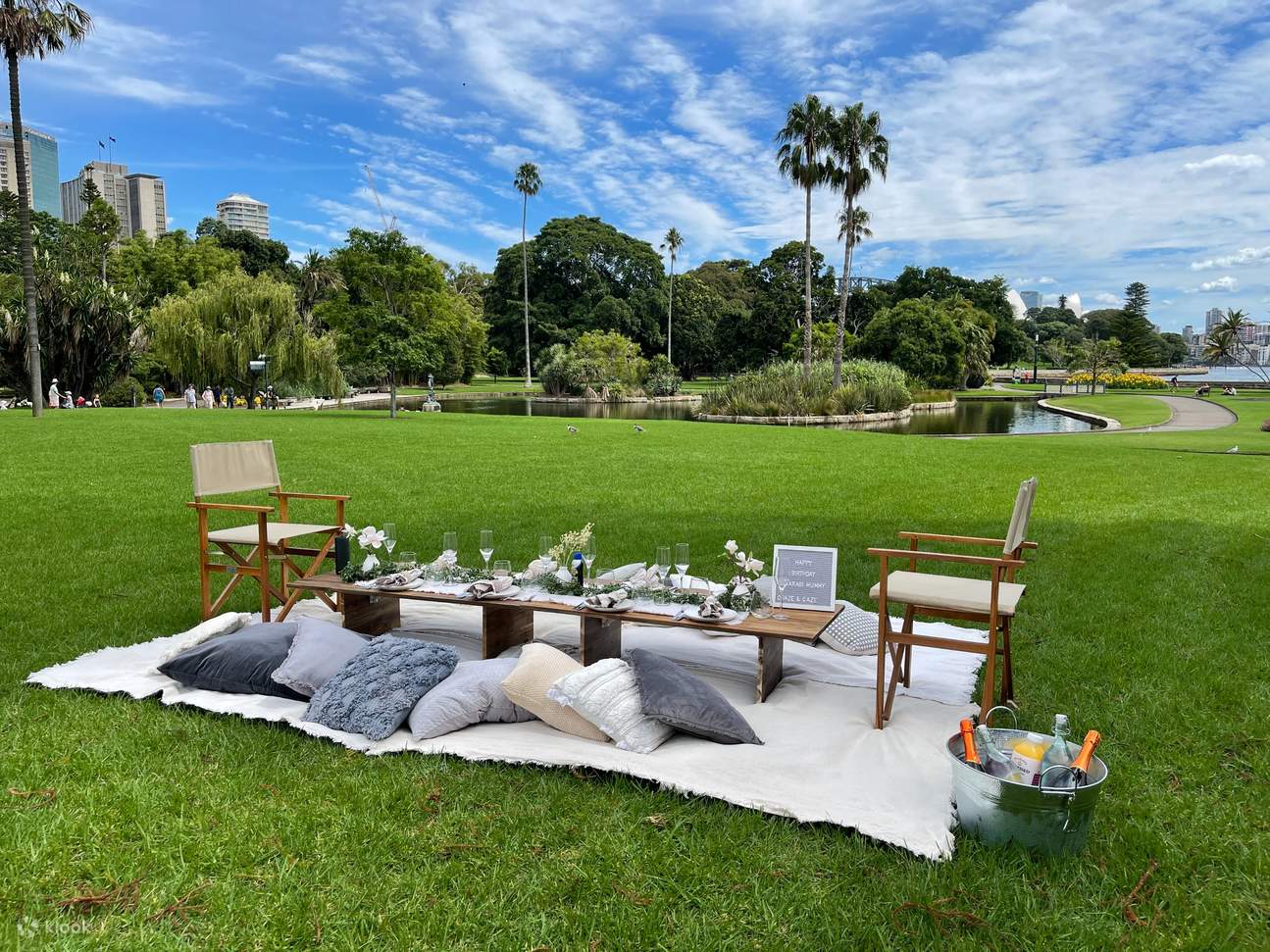 Luogo per picnic ai Giardini Botanici Reali