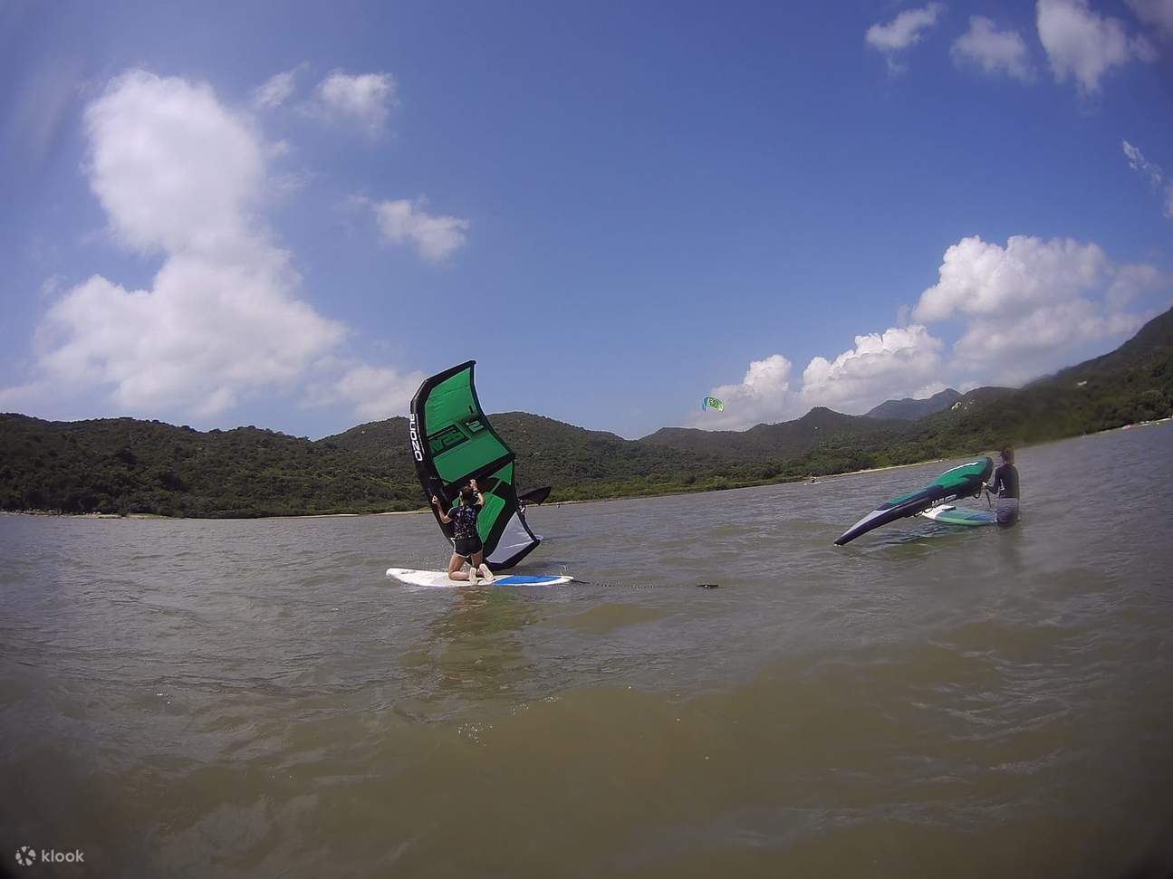 大屿山风筝冲浪体验