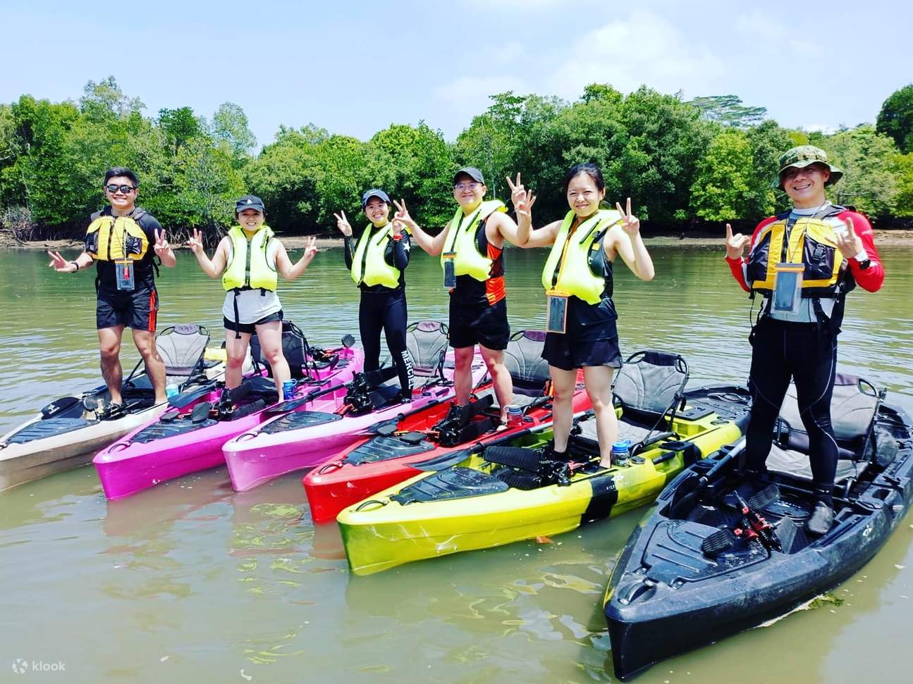 Leg Pedal Kayak Tour in Mangrove, Seletar Island or Sungei Simpang