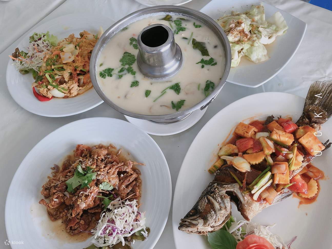 Lunch or Dinner after you burned