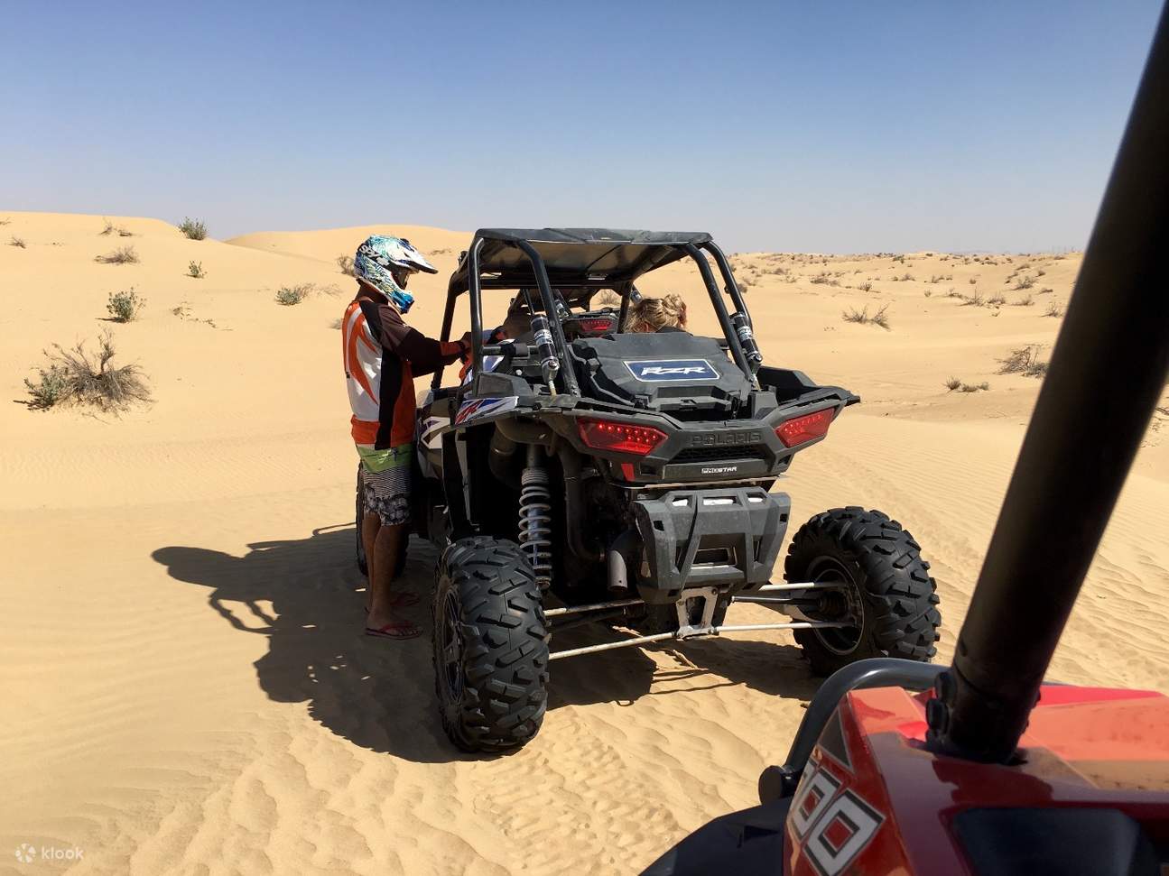 balade en buggy dans les dunes de Dubaï