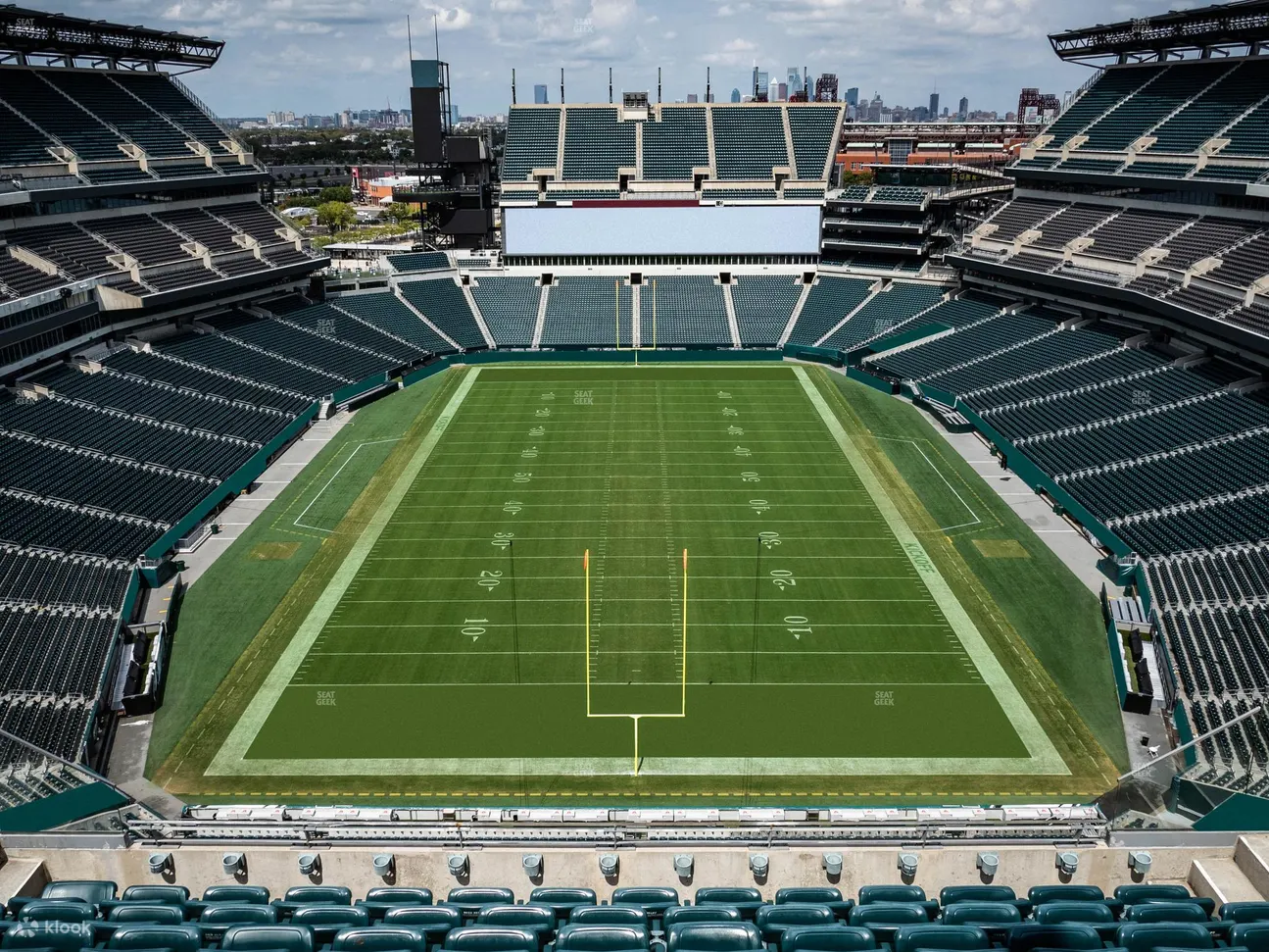 费城老鹰队（Philadelphia Eagles）在林肯金融体育场（Lincoln Financial Field）的橄榄球比赛