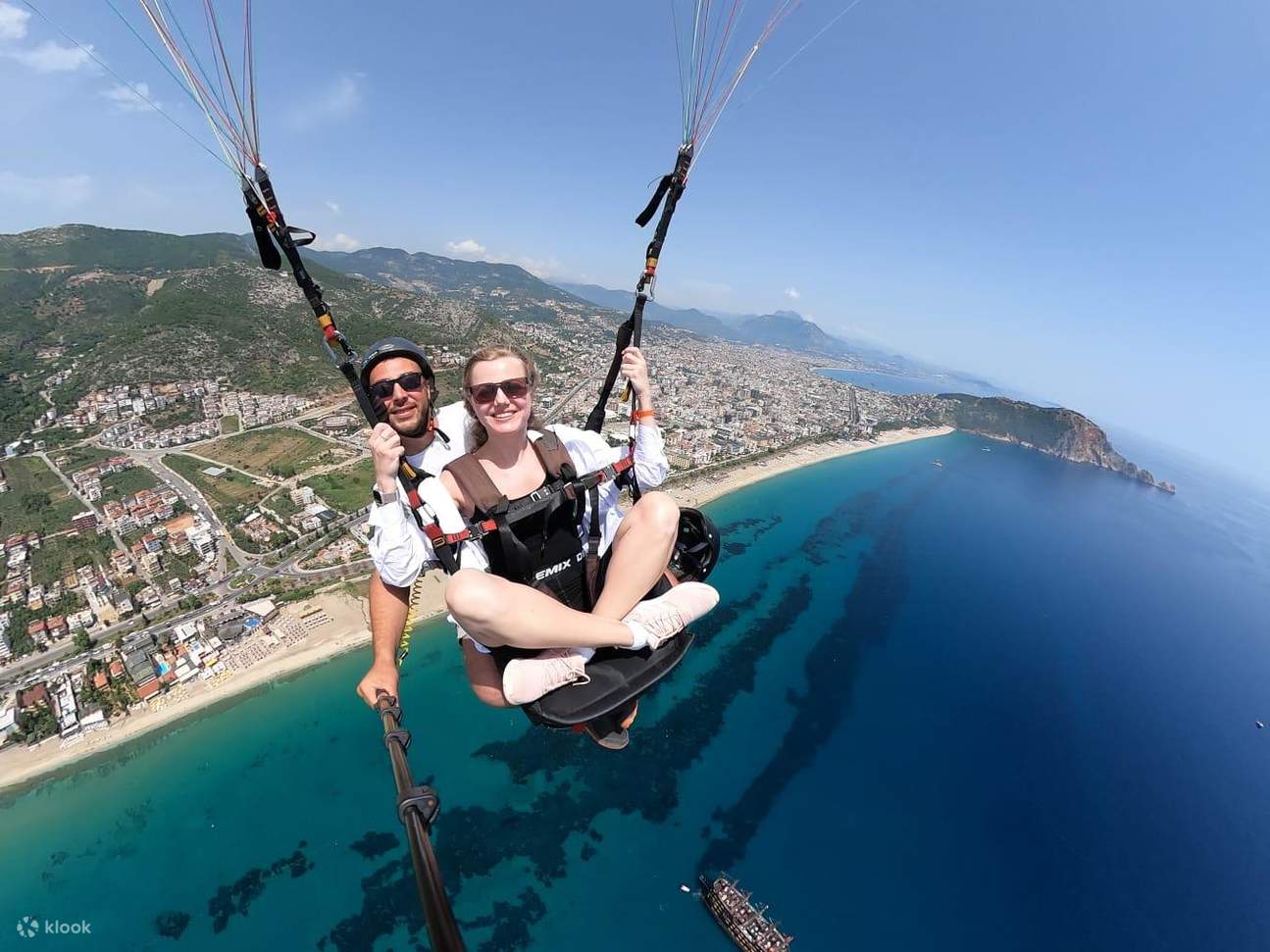 Paragliding experience from Antalya, Side, Alanya With Transfer