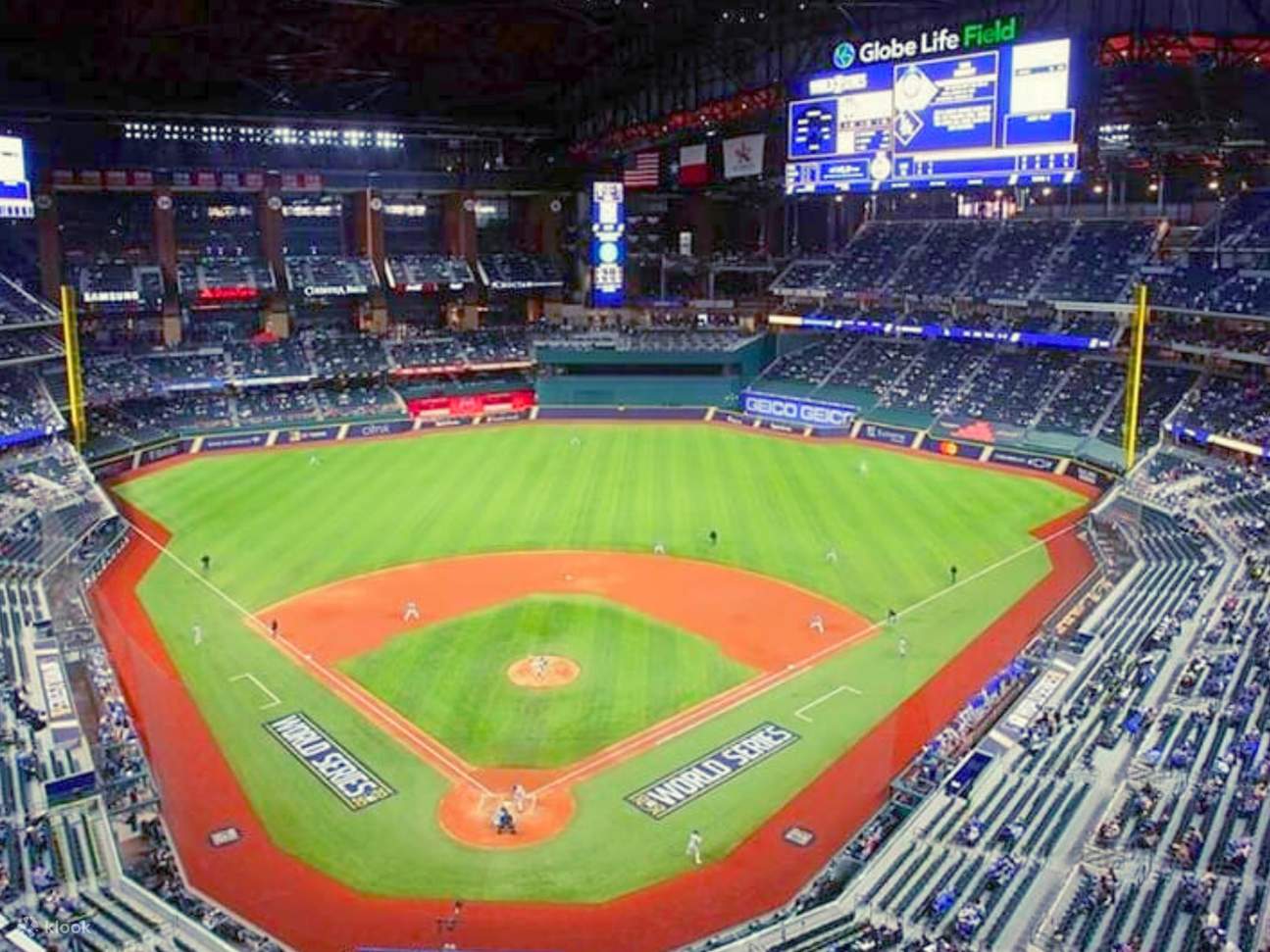 Partita di baseball dei Texas Rangers al Globe Life Field